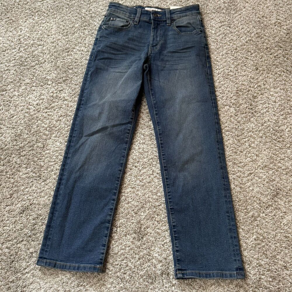 Lucky Brand Loose Fit Jeans Boys 10 Medium Wash Straight Leg Denim NWT